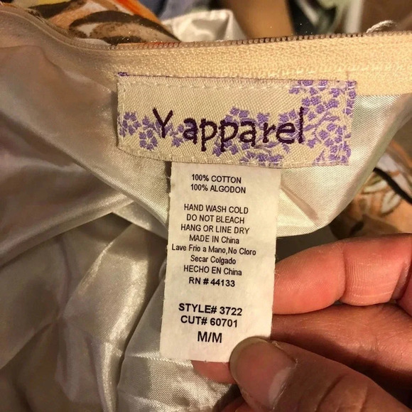 Vintage Y apparel women dress size M - Picture 4 of 4